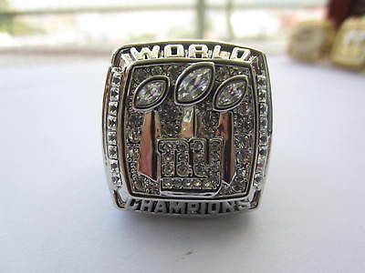   YORK GIANTS SUPER BOWL RING NFL REPLIA WORLD CHAMPIONSHIP RING 11 SIZE