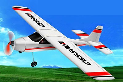 4CH Radio Remote Control Electric CESSNA Airplane RC RTF TW747 1 EPO 