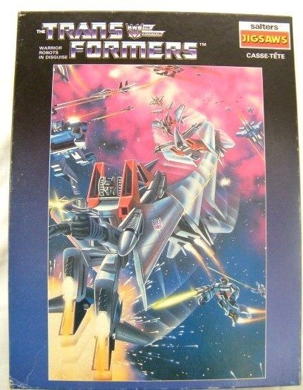 TRANSFORMERS VINTAGE 1984 150 PIECE JIGSAW PUZZLE 9611 COMPLETE 