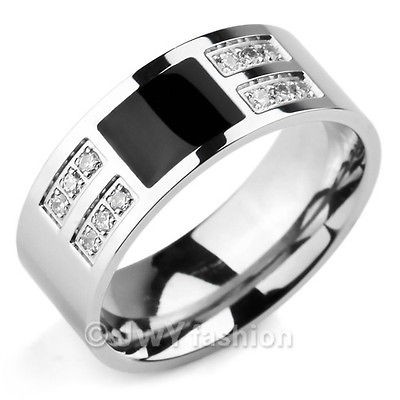 mens silver rings in Mens Jewelry