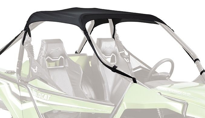   2012 Wildcat 1000 UTV Bimini Soft Top Roof Canopy Kit Black 1436 731