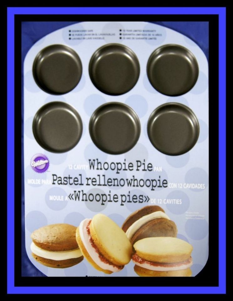 NEW Wilton ***ROUND WHOOPIE PIE Non stick COOKIE PAN*** #0615