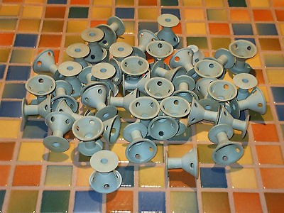 VINTAGE 34 RUBBER HAIR CURLERS, SPOOLIES