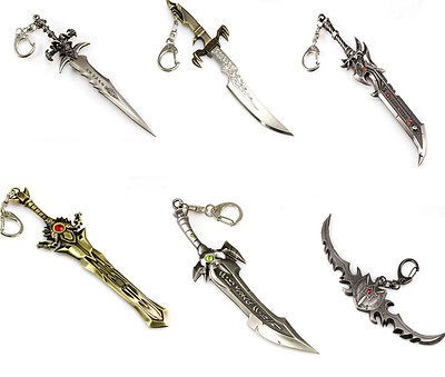 World of warcraft/Cross​Fire wow cf keychain key chain keyrings ring 