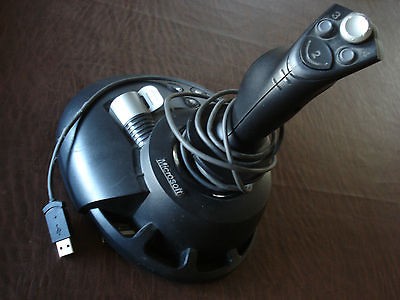 Microsoft Flight Stick Controller (Joystick Throttle) w/combat 