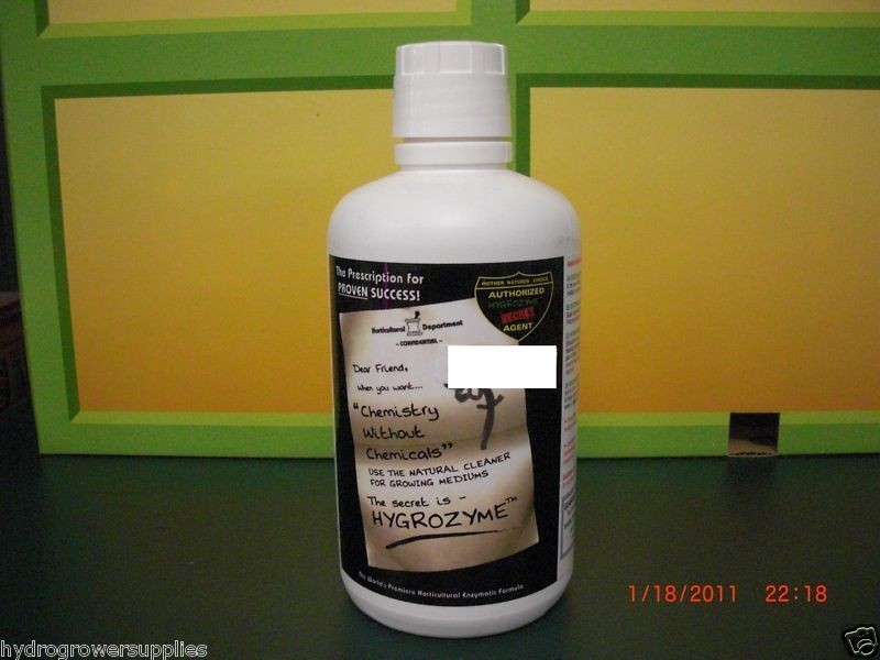 HYGROZYME 1 LITER HYDROPONICS OR SOIL APPLICATION