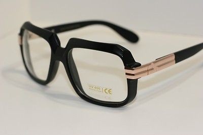 Black Gold Gazelle Run Dmc Nerd Sun Glasses Rapper DJ Vintage Retro