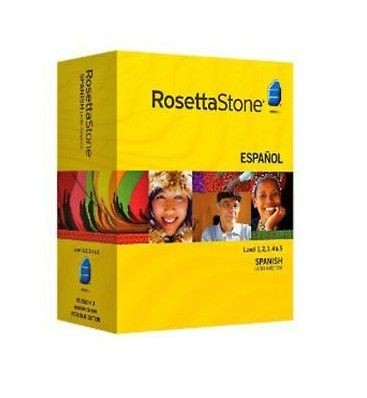 rosetta stone spanish 1 2 3 4 5 in Computers/Tablets & Networking 