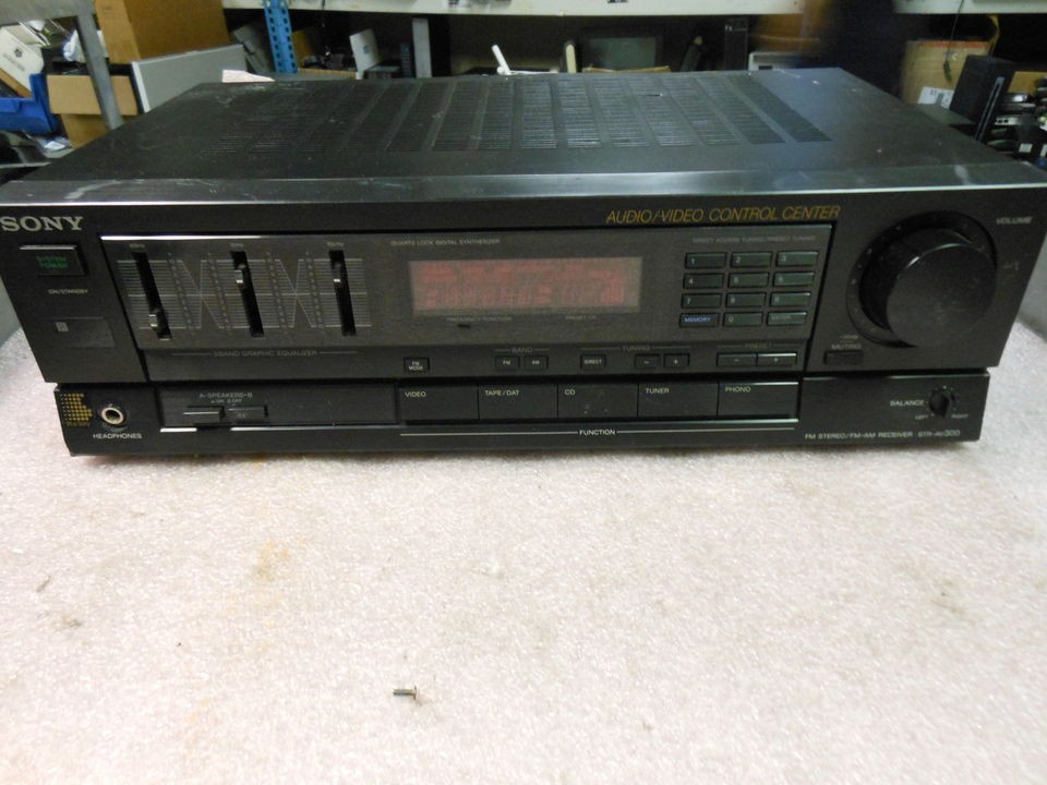 Sony STR AV300 FM Stereo / FM AM Receiver