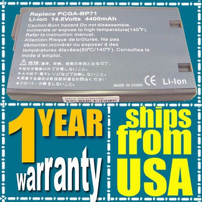 Battery FOR SONY Vaio PCG 818 PCG 838 PCG 868 PCG 888 OS8 z3v