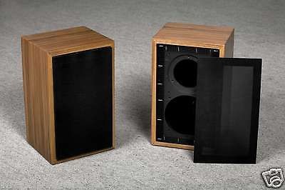 Pair Speaker Box For Rogers LS3/5A, Rogers LS 3/5A walnut