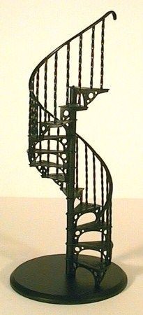 DOLLS HOUSE DIY METAL SPIRAL STAIRCASE KIT