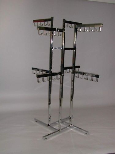 New 40 HANDBAG PURSE SALE DISPLAY RACK w FLAG HOOK ARMS