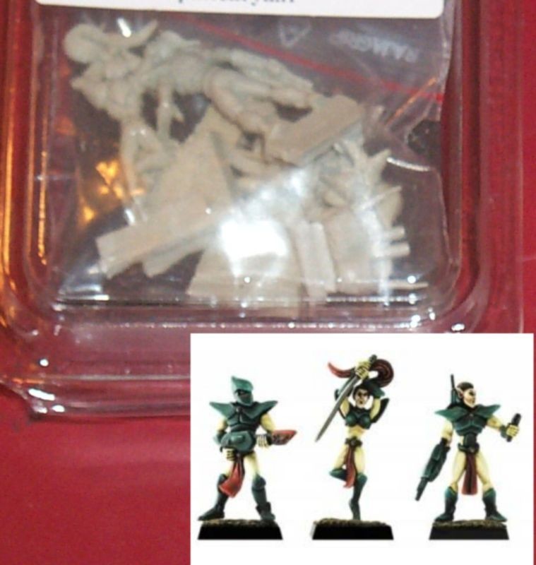 Fenryll SF013 Space Elves Sci Fi Elf Warriors Male & Female 28mm 