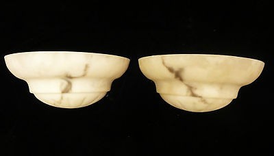 Made to look Antique Marble   Like Pair of Wall Sconces   good working 