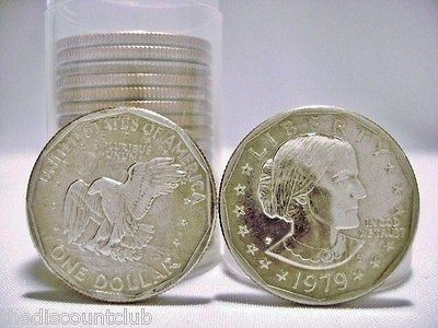 1979 P Susan B. Anthony Liberty Coin One Dollar US Coin in Holder