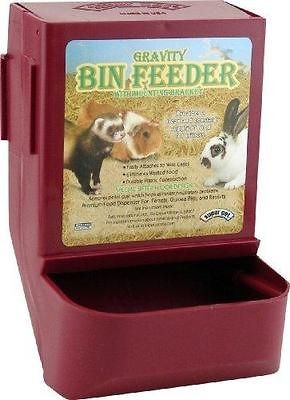 SUPER PET SMALL ANIMAL GRAVITY BIN FEEDER WITH BRACKET