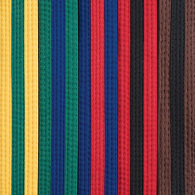 Cimac Coloured Striped Belt   Karate, Judo, Taekwondo