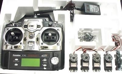 NEW FUTABA 7C FASST HELI RADIO w/3152 SERVOS MODE2