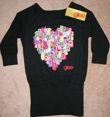 GLEE / MUSIC / T.V. SITCOM / GIRLS T SHIRT / SIZE MEDIUM (10 12) / NWT