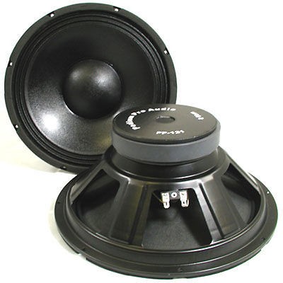 New 12 Pro DJ PA Karaoke Replacement Subwoofer Pair PP121