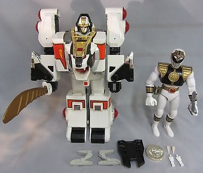   1994 WHITE TIGERZORD & RANGER Electronics Work MMPR Bandai C8