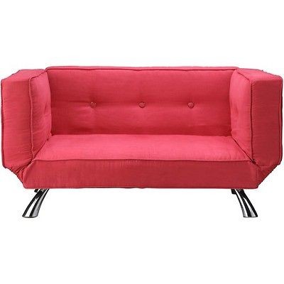   PINK FUTON Chair Convertible Sleeper Bed Couch KIDS TEENS Sofa NEW NIB