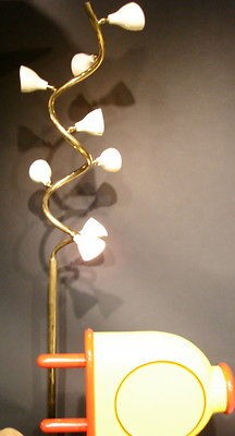 Rarest italian Stilnovo floor lamp 1960s by Gino Sarfatti mid century 