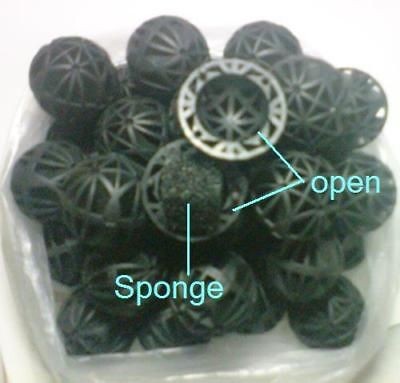   Open w/ Sponge for Fish Pond Filter Media Tank Aquarium Filtration