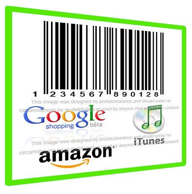 200 EAN UPC 13 Digit Bar Codes For  Google Shopping iTunes 