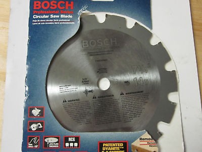 BOSCH 7 1/4 CIRCULAR 14T CARBIDE SAW BLADE DEMOLITION