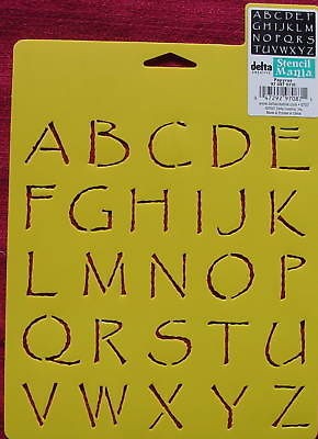   Papyrus Alphabet paint craft gift upper case font cards scrapbooking