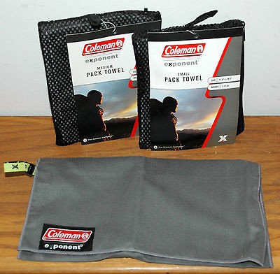   SMALL & MEDIUM SIZE PACK CAMP HUNT BACKPACK MICROFIBER TOWELS