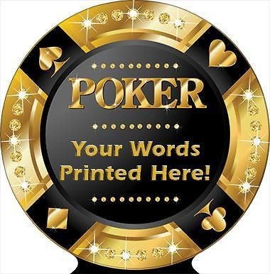   Poker Fundraiser Birthday Party Decoration 5 Ft High Sign Your Words