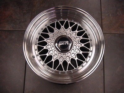   Replica 15 Wheels 4x100 / 4x114 Silver w/ Polish Lip Set of 4 NEW