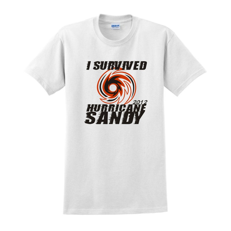 Survived Hurricane Sandy 2012 T Shirt Frankenstorm Jersey Shore 