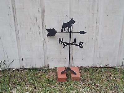 schnauzer weathervane black wrought iron roof mount