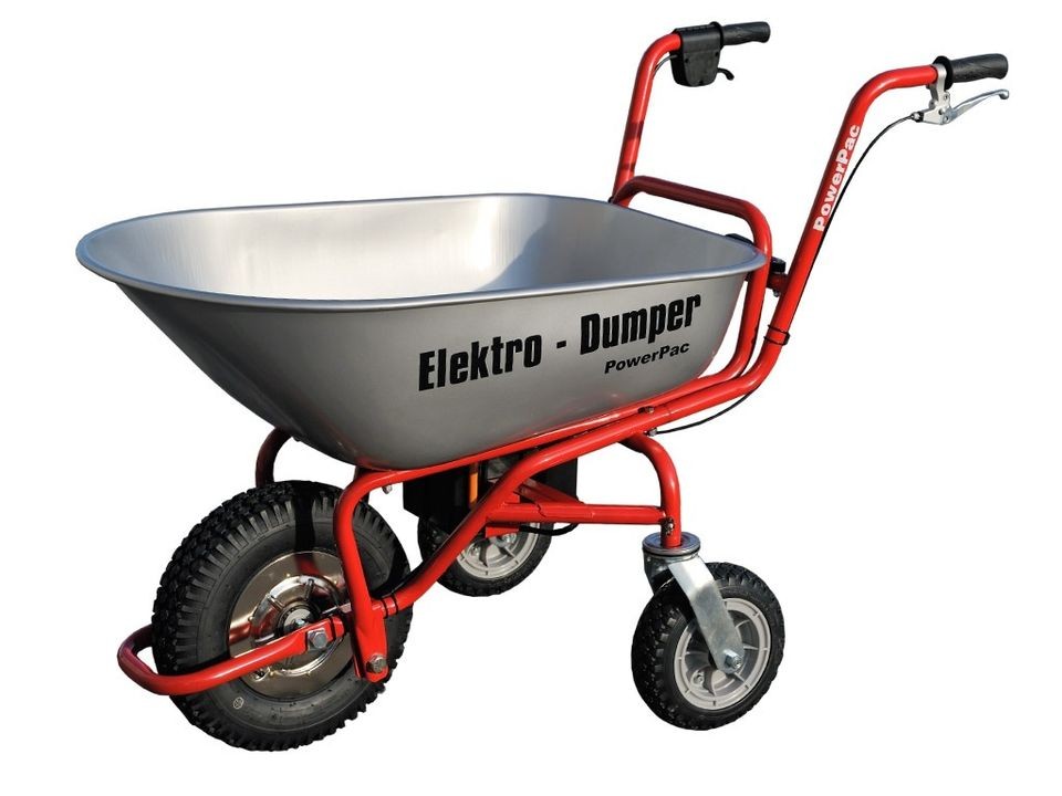 POWERPAC   ELECTRIC WHEELBARROW ED120 MICRO DUMPER DIGGER MUCK TRUCK