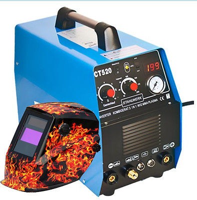   CT520 DC Inverter MMA/TIG Welding Machine + 4219A Welding Helmet