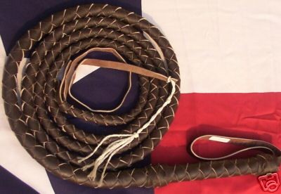   Real Leather INDIANA Stuntman BULLWHIP 10 foot 4 plait BULL WHIP Whips