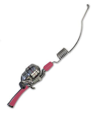 Emmrod PACKER6PNK Packer 6Coil Cast Pole w/ Ugly Reel (PINK HANDLE)