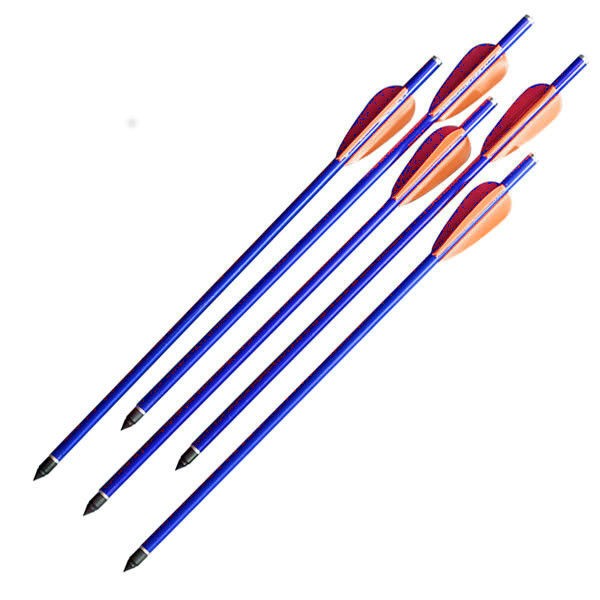   Lot 20 pc Case 150lb Pull Aluminum 5Pk Crossbow Bolts Darts Eagle II D