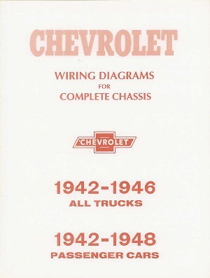   1942, 1946, 1947 & 1948 Chevy Car & 42 46 Pick Up Truck Wiring Diagram