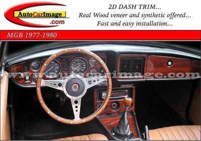 MGB MG B WOOD DASH TRIM KIT 1968 1969 1970 1971