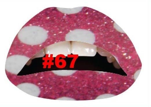 Hot Lip Sticker Temporary Lips Tattoo Sticker Lip Transfer Lipstick 