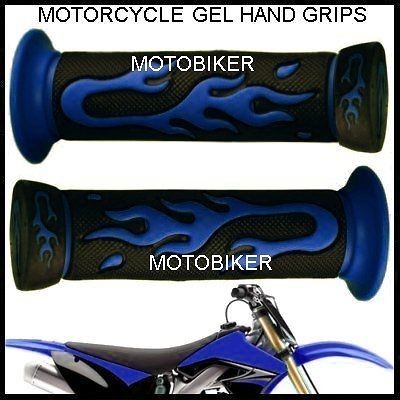 YAMAHA PW 80 PW80 TW 200 TW200 BLUE FLAME GEL HAND GRIPS