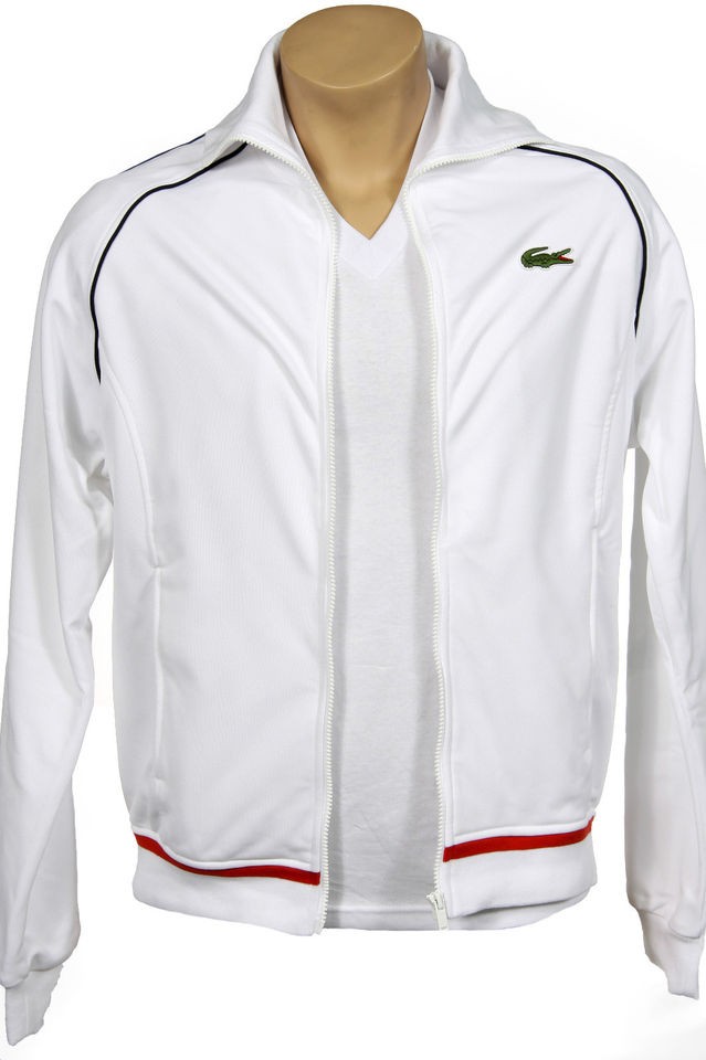 Lacoste Andy Roddick Full Zip Track Jacket With Embroidered Andy 