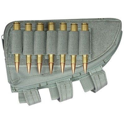 Tactical Butt Stock SNIPER Rifle Ammo Cheek Rest   FOLIAGE Matches ACU 