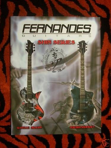 FERNANDES SHIN SERIES GUITAR GUIDE RAVELLE VERTIGO