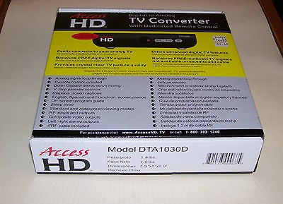 Access HD DTA1030D Digital to Analog Converter New in the Box Never 